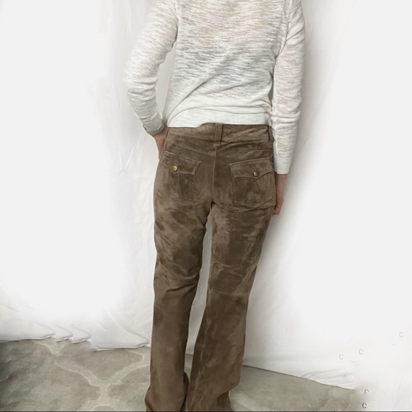 Vintage Suede pants Women Size 4 - Picture 3 of 15